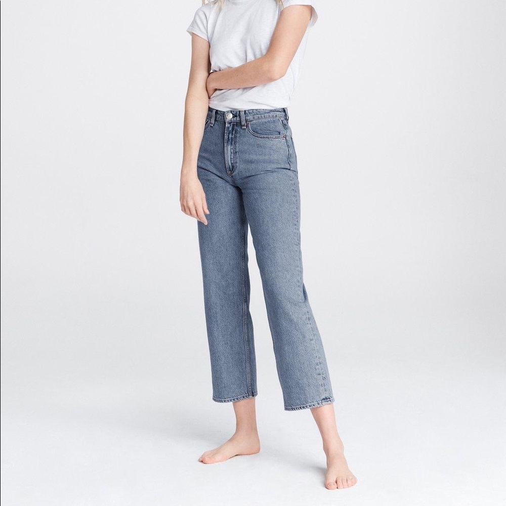 Rag and Bone Ruth super high rise straight leg classic Jean